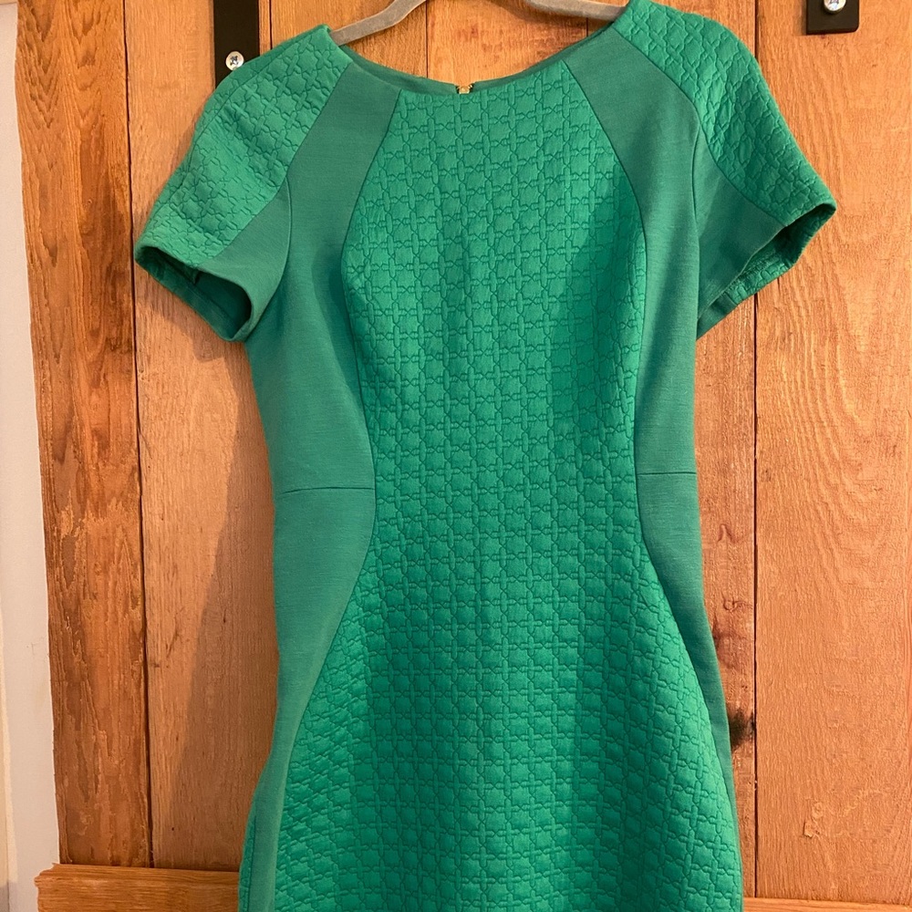 Green polyester dress